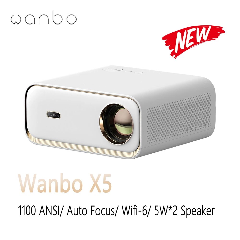 Wanbo X5  2023 ǰ Ʈ 1100 ANSI Ʈ Ȩ ó׸ TV 1080P Ǯ HD ȵ̵ 20000   6 